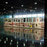 Exposición trabajos de alumnos en el hall EPS