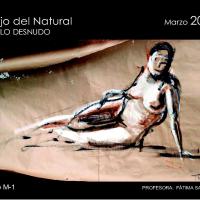 Dibujo del Natural. Modelo desnudo. Marzo 2011