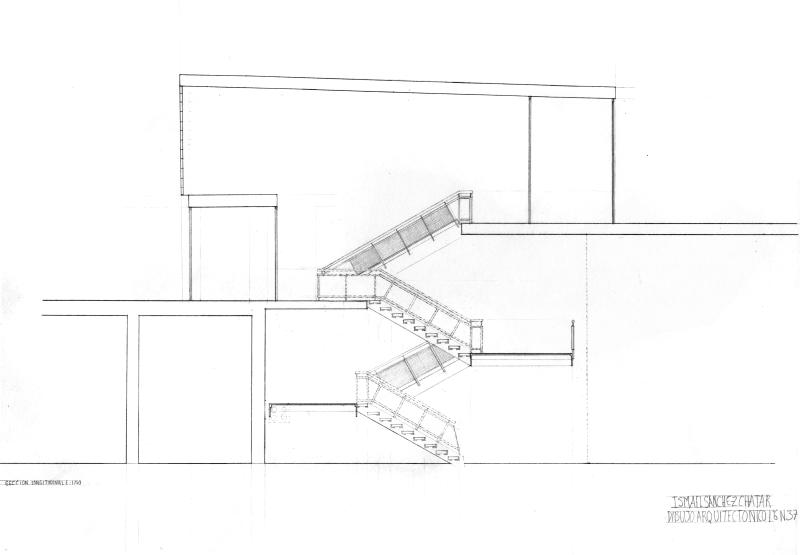 Escaleras del gimnasio de la EPS