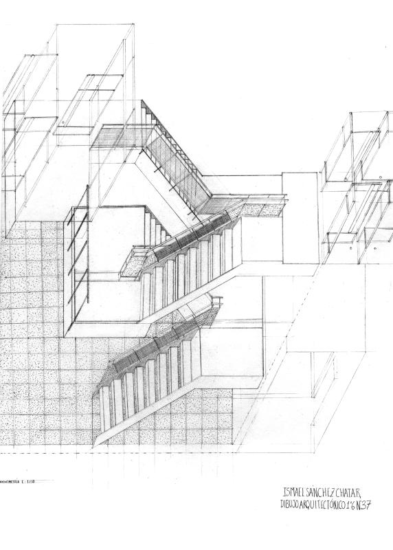 Escaleras del gimnasio de la EPS