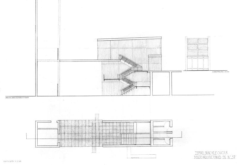 Escaleras del gimnasio de la EPS