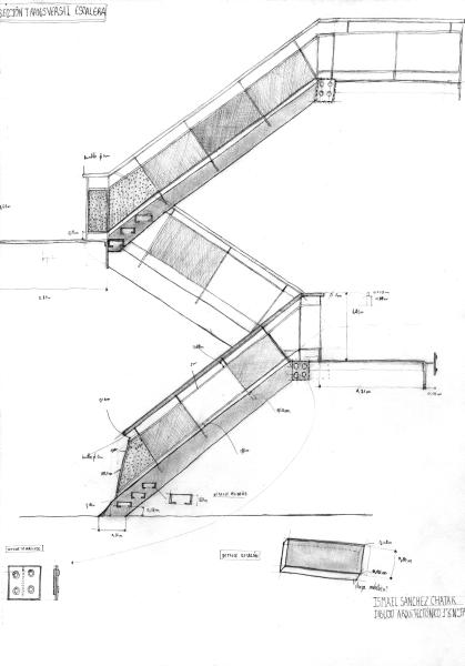 Escaleras del gimnasio de la EPS