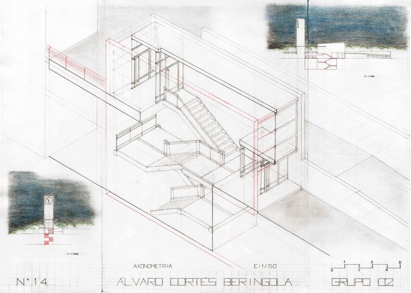 Escaleras del gimnasio de la EPS