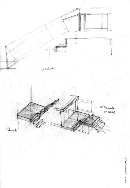 Escaleras del gimnasio de la EPS