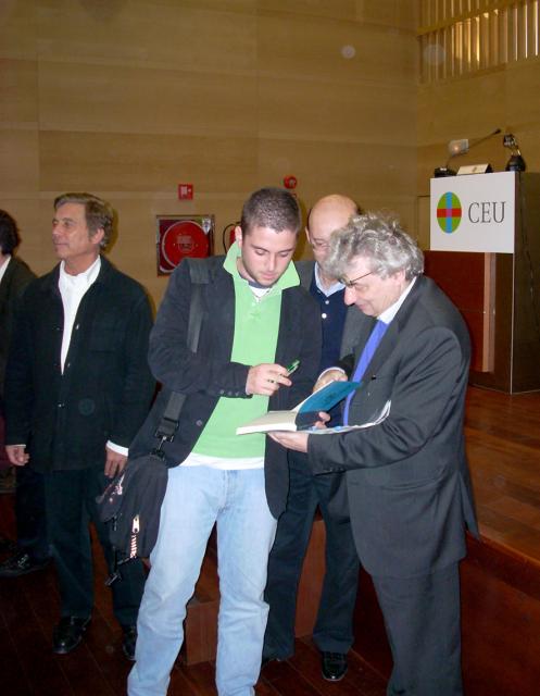 Mario botta en el Salón de actos