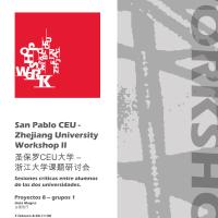 Workshop Universidad de  Zhejiang 2010-2011