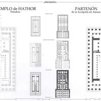 Análisis comparativo Templo de Hathor con Partenón