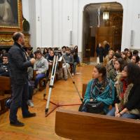 2011-12 Visita al Museo Convento S.Joaquín y Sta. Ana de Valladolid de los alumnos de la asignatura Dibujo y Geometría Aplicada