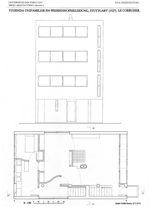 Vivienda en Weissenhofsiedlung