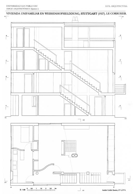 Vivienda en Weissenhofsiedlung 