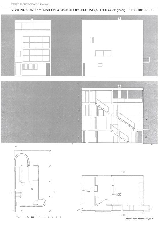 Vivienda en Weissenhofsiedlung 